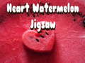 խաղ Heart Watermelon Jigsaw