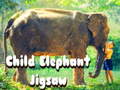 խաղ Child Elephant Jigsaw