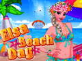 խաղ Elsa beach day