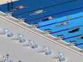 խաղ Swimming Pool Race
