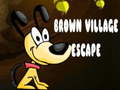 խաղ Brown Village Escape
