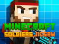 խաղ Minecraft Soldiers Jigsaw