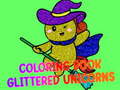 խաղ Coloring Book Glittered Unicorns