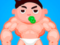 խաղ Muscle Baby Run