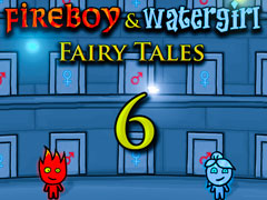 խաղ Fireboy and Watergirl 6: Fairy Tales