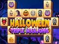 խաղ Halloween Triple Mahjong