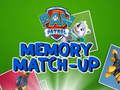 խաղ Paw Patrol Memory Match Up