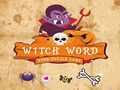 խաղ Witch Word Halloween Puzzel Game