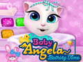 խաղ Baby Angela Bathing Time