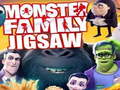 խաղ Monster Family Jigsaw 