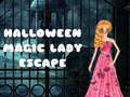 խաղ Halloween Magic Lady Escape