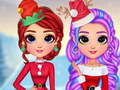 խաղ Rainbow Girls Christmas Outfits