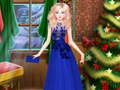 խաղ Elsa Frozen Christmas Dress up