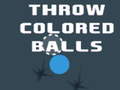 խաղ Throw Colored Balls