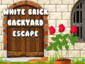 խաղ White Brick Backyard Escape