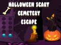 խաղ Halloween Scary Cemetery Escape