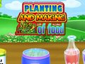 խաղ Planting and Making Of Food