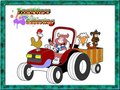 խաղ Tractor Coloring Pages