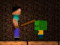 խաղ Noob vs Zombies - Forest biome