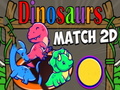 խաղ Match 2D Dinosaurs