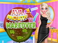 խաղ Ava Mouth Makeover