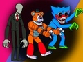 խաղ Monsters Attack Among Us Squad