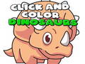 խաղ Click And Color Dinosaurs