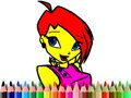 խաղ Back To School Winks Coloring Book