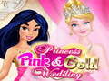խաղ Princess Pink And Gold Wedding