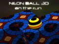 խաղ Neon Ball 3d on the run
