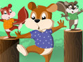 խաղ Squirrel Hop
