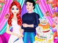 խաղ Mermaid Girl Wedding Cooking Cake