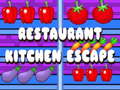 խաղ Restaurant Kitchen Escape