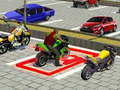 խաղ Superhero City Bike Parking Game 3D