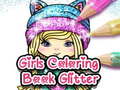 խաղ Girls Coloring Book Glitter 