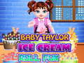 խաղ Baby Taylor Ice Cream Roll Fun