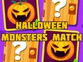 խաղ Halloween Monsters Match
