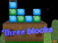 խաղ Three blocks