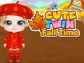 խաղ Cute Twin Fall Time