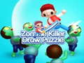 խաղ Zombie Killer Draw Puzzle 