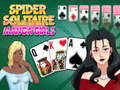 խաղ Spider Solitaire Manga Girls