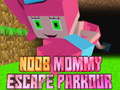 խաղ Noob Mommy Escape Parkour