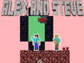 խաղ Alex and Steve Nether