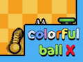խաղ Colorful ball X