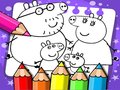 խաղ Peppa Pig Coloring Book