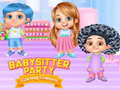 խաղ Babysitter Party Caring Games