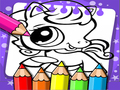 խաղ Littlest Pet Shop Coloring Book