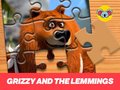 խաղ Grizzy and the Lemmings Jigsaw Puzzle Planet