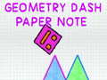 խաղ Geometry Dash Paper Note