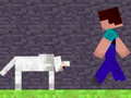 խաղ Steve and Wolf